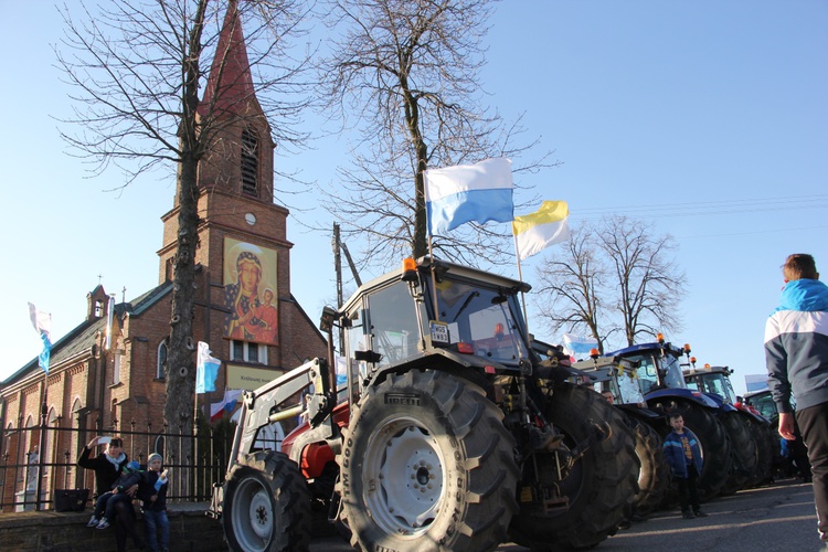 Powitanie ikony MB Częstochowskiej w Pacynie