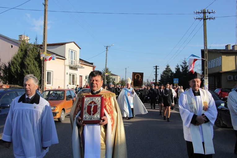 Powitanie ikony MB Częstochowskiej w Pacynie