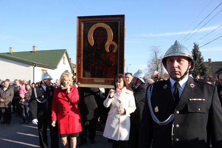 Powitanie ikony MB Częstochowskiej w Pacynie