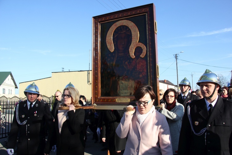 Powitanie ikony MB Częstochowskiej w Pacynie