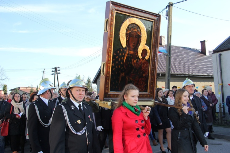 Powitanie ikony MB Częstochowskiej w Pacynie