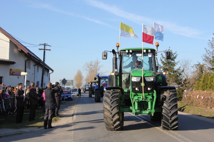 Powitanie ikony MB Częstochowskiej w Pacynie