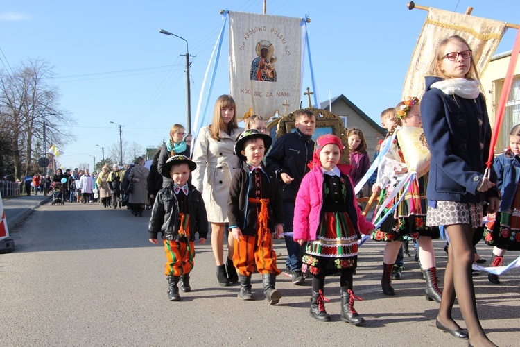 Powitanie ikony MB Częstochowskiej w Pacynie