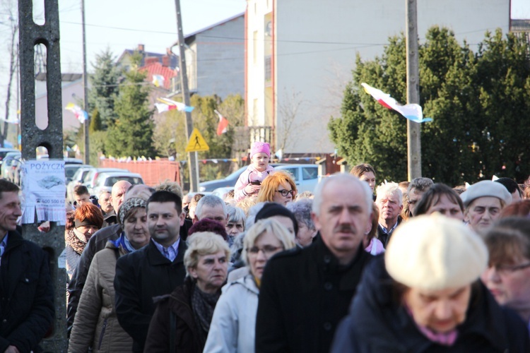 Powitanie ikony MB Częstochowskiej w Pacynie