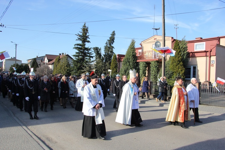 Powitanie ikony MB Częstochowskiej w Pacynie