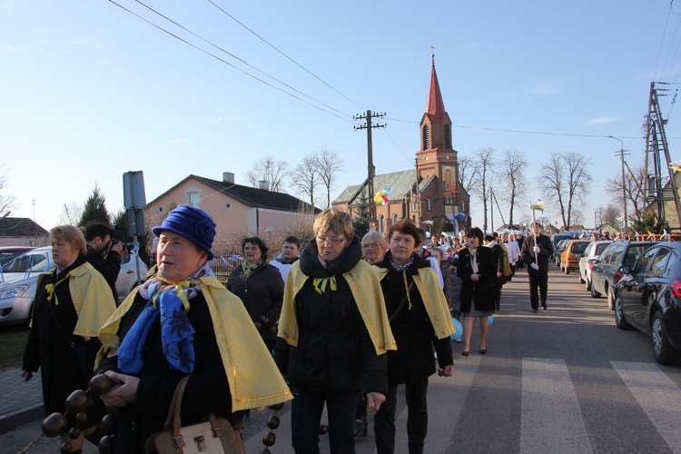 Powitanie ikony MB Częstochowskiej w Pacynie