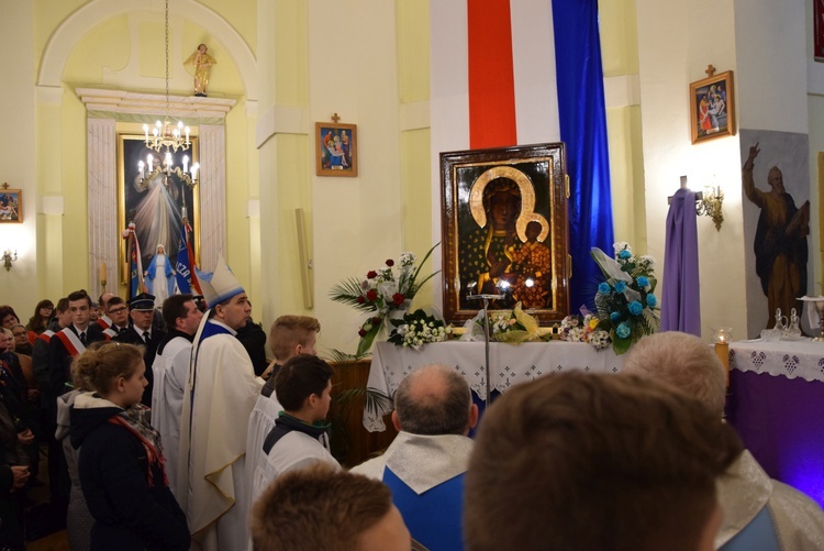 Powitanie ikony MB Częstochowskiej w Osmolinie