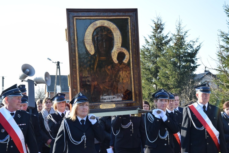 Powitanie ikony MB Częstochowskiej w Osmolinie