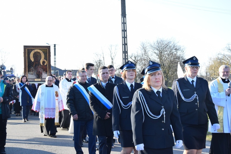 Powitanie ikony MB Częstochowskiej w Osmolinie