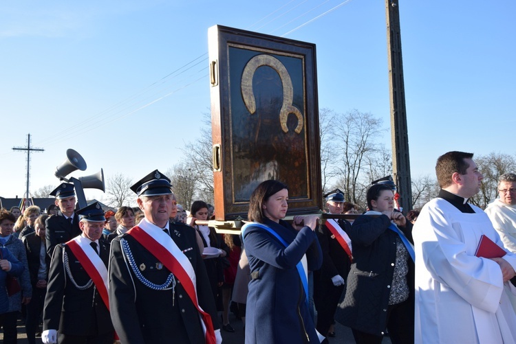 Powitanie ikony MB Częstochowskiej w Osmolinie