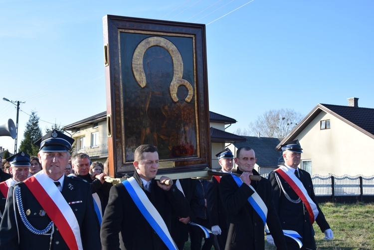 Powitanie ikony MB Częstochowskiej w Osmolinie