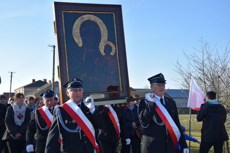 Powitanie ikony MB Częstochowskiej w Osmolinie