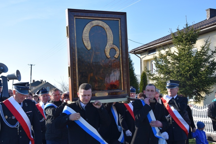 Powitanie ikony MB Częstochowskiej w Osmolinie