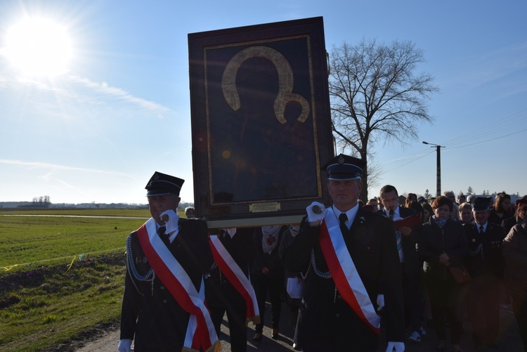 Powitanie ikony MB Częstochowskiej w Osmolinie