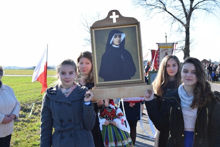 Powitanie ikony MB Częstochowskiej w Osmolinie