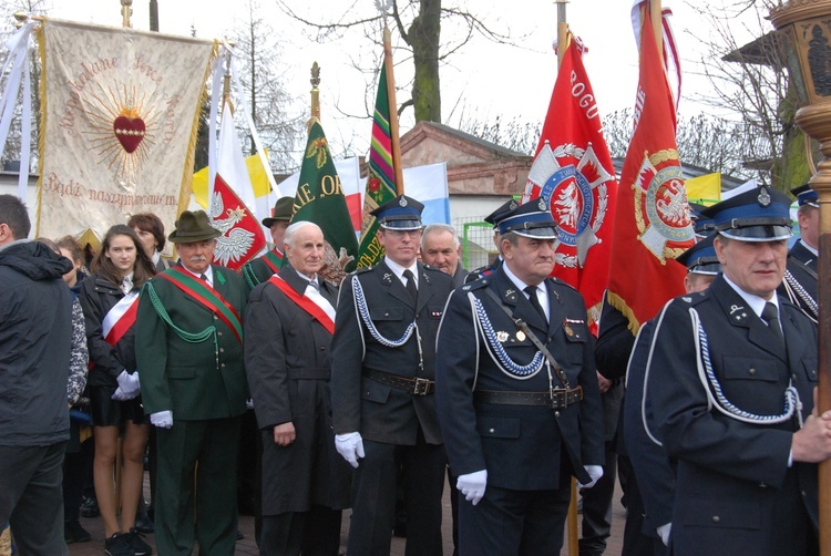 Powitanie ikony MB Częstochowskiej w Kiernozi