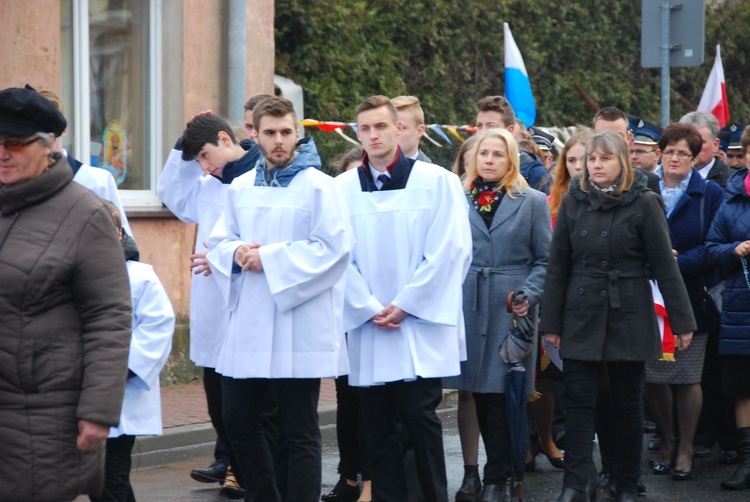 Powitanie ikony MB Częstochowskiej w Kiernozi