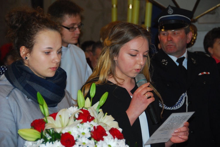 Powitanie ikony MB Częstochowskiej w Kiernozi