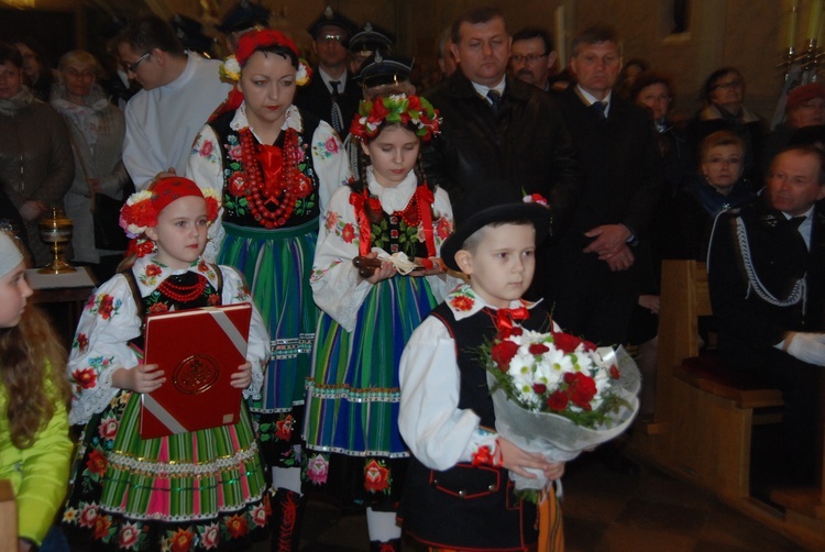 Powitanie ikony MB Częstochowskiej w Kiernozi