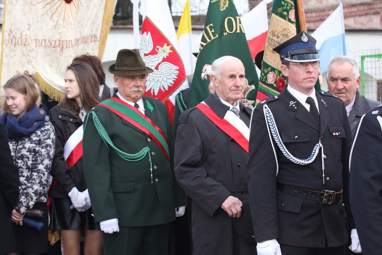 Powitanie ikony MB Częstochowskiej w Kiernozi