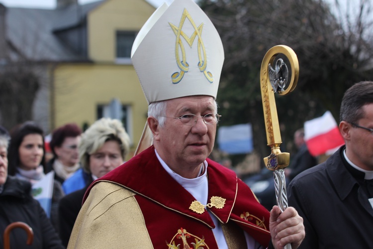 Powitanie ikony MB Częstochowskiej w Kiernozi