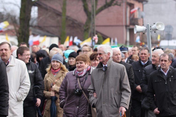 Powitanie ikony MB Częstochowskiej w Kiernozi