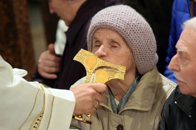 Przyjęcie relikwii franciszkańskich męczenników.