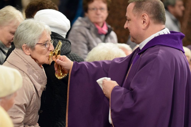 Przyjęcie relikwii franciszkańskich męczenników.