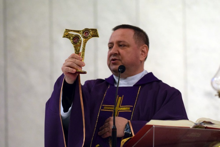 Przyjęcie relikwii franciszkańskich męczenników.