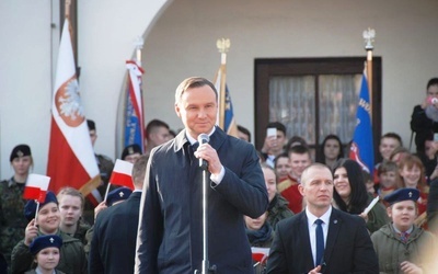 Prezydent Andrzej Duda w Staszowie 