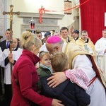 Powitanie ikony MB Częstochowskiej w Luszynie