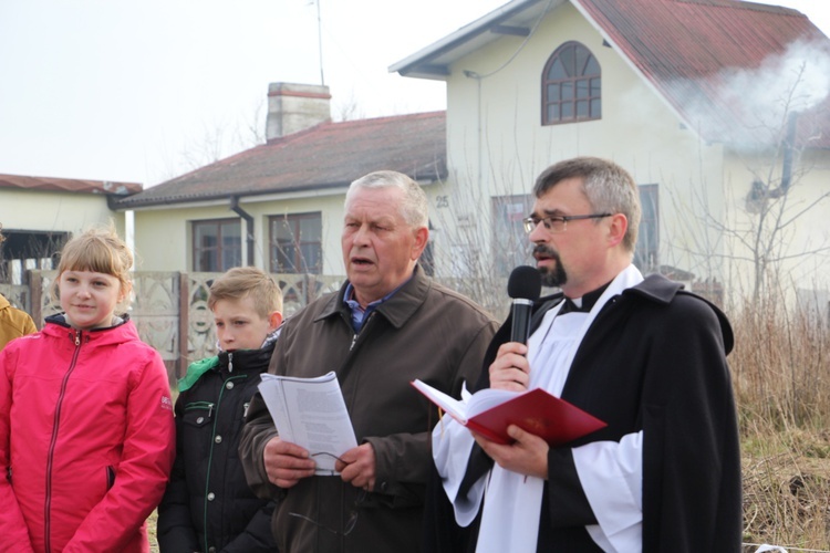 Powitanie ikony MB Częstochowskiej w Luszynie