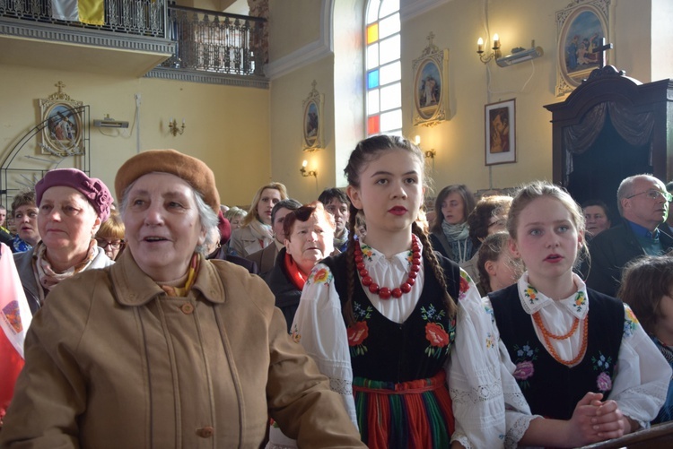 Powitanie ikony MB Częstochowskiej w Śleszynie