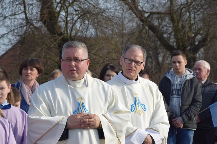 Powitanie ikony MB Częstochowskiej w Śleszynie