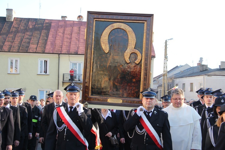 Powitanie ikony MB Częstochowskiej w Żychlinie