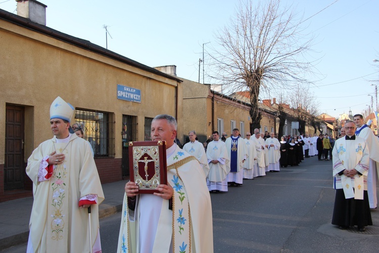 Powitanie ikony MB Częstochowskiej w Żychlinie