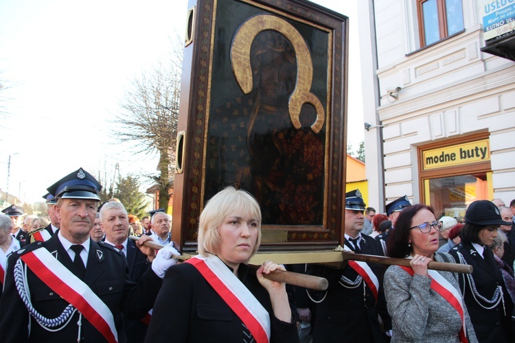 Powitanie ikony MB Częstochowskiej w Żychlinie