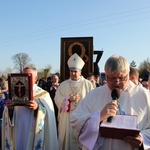 Powitanie ikony MB Częstochowskiej w Żychlinie