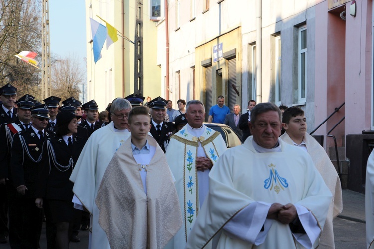 Powitanie ikony MB Częstochowskiej w Żychlinie