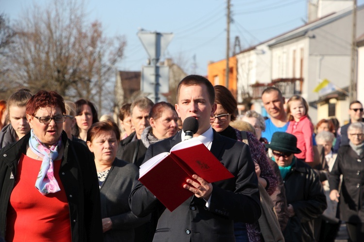 Powitanie ikony MB Częstochowskiej w Żychlinie