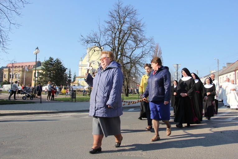 Powitanie ikony MB Częstochowskiej w Żychlinie