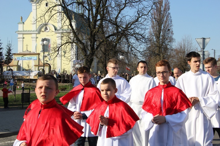 Powitanie ikony MB Częstochowskiej w Żychlinie