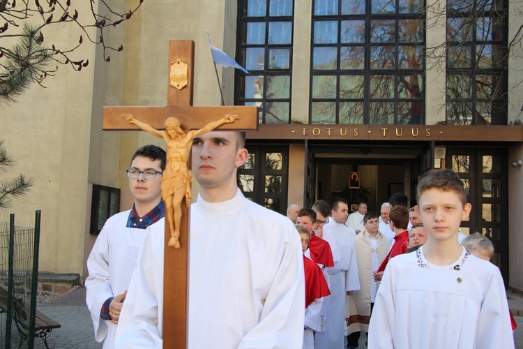 Powitanie ikony MB Częstochowskiej w Żychlinie