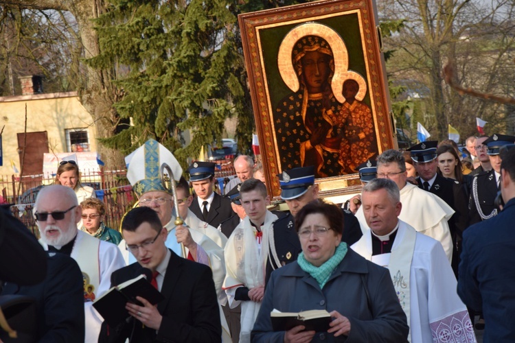 Powitanie ikony MB Częstochowskiej w Suserzu