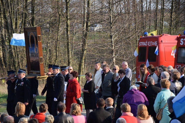 Powitanie ikony MB Częstochowskiej w Suserzu