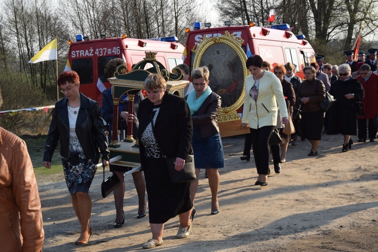 Powitanie ikony MB Częstochowskiej w Suserzu