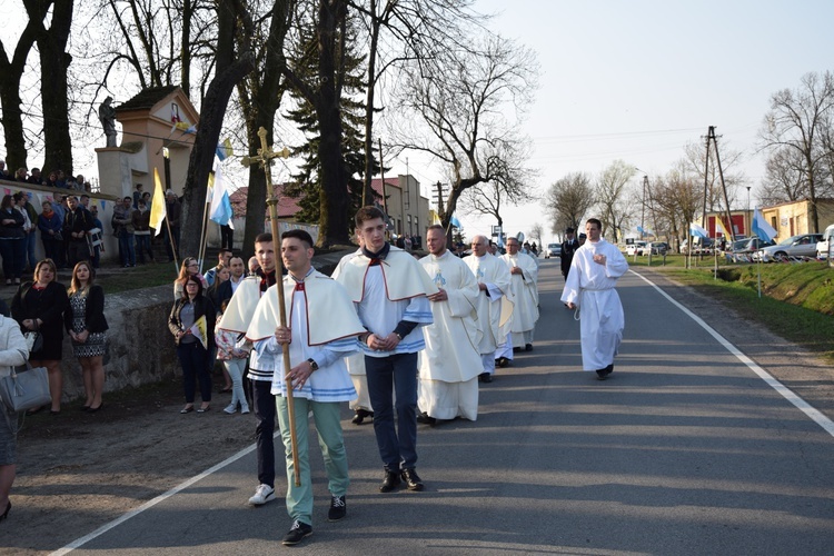 Powitanie ikony MB Częstochowskiej w Suserzu