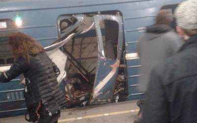 Wybuchy w metrze w Petersburgu