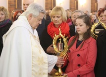 Wraz z peregrynujacym obrazem Miłosiedzia Bożego w Brzezince powitano relikwie św. Jana Pawła II i św. Faustyny