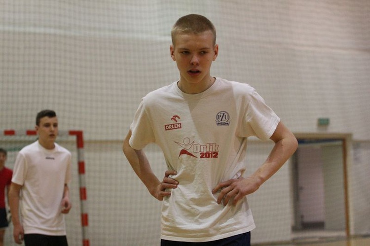 Lektorzy z parafii Trójcy św. podczas mistrzostw LSO w piłkę nożną halową